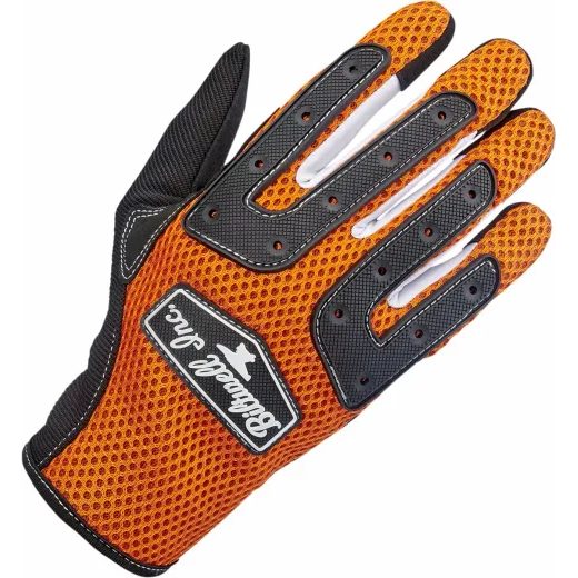 CIMDI ANZA GLOVES (ORANŽA, MELNS)