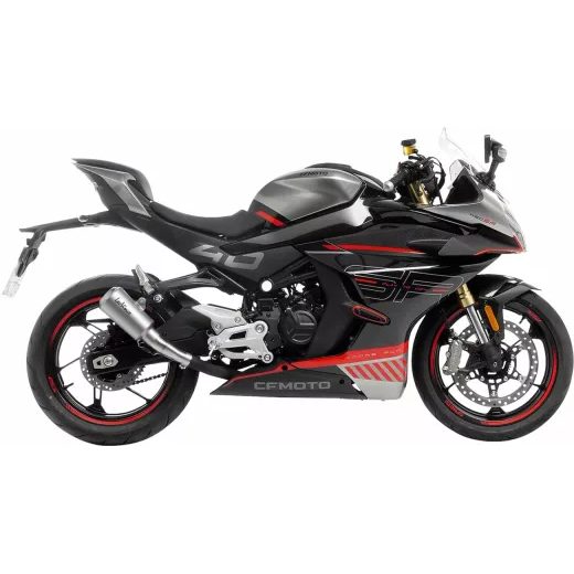 IZPŪTĒJS MUFFLER LV-10 SS CF MOTO 450 SS (304 NĒRUSĒJOŠAIS TĒRAUDS)