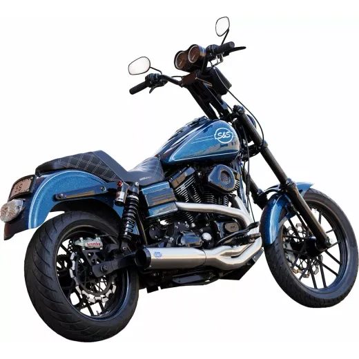 IZPLŪDES SISTĒMA EXHAUST QUALIFIER 2:1 BRUSHED NERŪSĒJOŠAIS TĒRAUDS DYNA 2006-07 FOR HARLEY DAVIDSON FXD 1584 (NERŪSĒJOŠAIS TĒRAUDS)