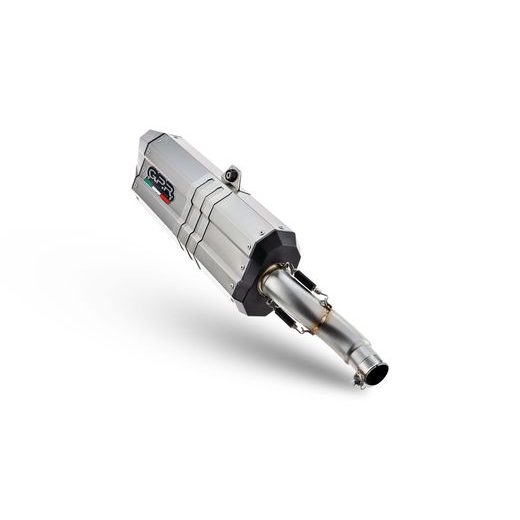 SLIP-ON EXHAUST GPR HYPER SONIC BE.25.1.HYSOTIT BRUSHED TITANIUM