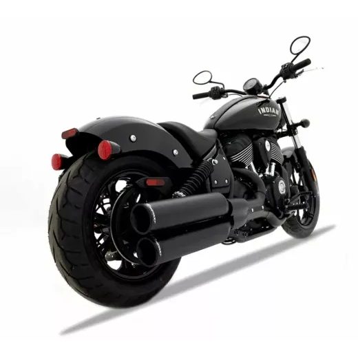 LABAIS MUFFLER 4" CHIEF BK/BK FOR INDIAN CHIEF 111 ABS (NĒRUSĒJOŠAIS TĒRAUDS)