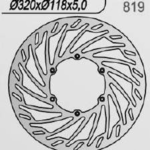 BREMŽU DISKS NG 819