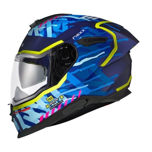 ĶIVERE NEXX HELMET Y.100R URBANGRAM INDIGO (ZILS, MATĒTS)