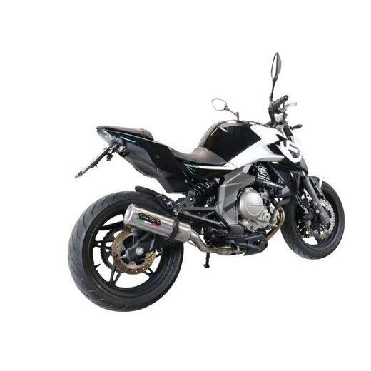 SLIP-ON EXHAUST GPR M3 CF.6.CAT.M3.INOX BRUSHED STAINLESS STEEL PRIEKŠ CFMOTO 400 NK 2021-2023