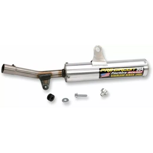 SILENCER STN. SIL. 86-89 TRX250R FOR HONDA TRX 250 R (NĒRUSĒJOŠAIS TĒRAUDS)
