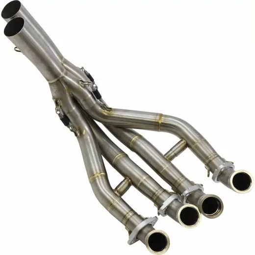 GALVAS CAURULE PIPE 4-UZ-1 HEAD PIPE FOR KAWASAKI ZX-10 R 1000 (NERŪSĒJOŠAIS TĒRAUDS)