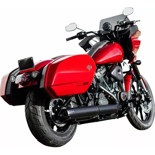 IZPŪTĒJS MUFFLER GRAND NATIONAL | SOFTAIL M8 2025 - BLACK FOR HARLEY DAVIDSON FLHCS 1923 ABS (NĒRUSĒJOŠAIS TĒRAUDS)