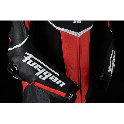 KOMBINEZONS FURYGAN LEATHER SUIT OVERTAKE (MELNS, SARKANS, BALTS)