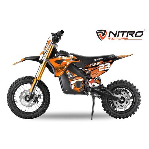 BĒRNU ELEKTRISKAIS KROSA MOTOCIKLS NITRO MOTORS TIGER ECO 1000W 36V 12/10