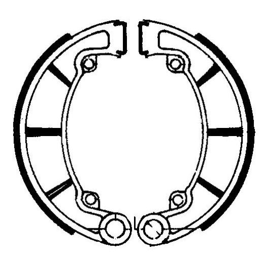 BREMŽU LOKI FERODO 225129093