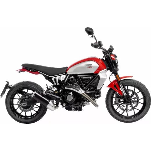 LINK CAURULE LINK PIPE FOR DUCATI SCRAMBLER 803 ABS (304 NERŪSĒJOŠAIS TĒRAUDS)