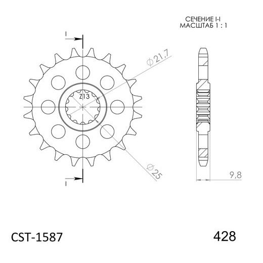 ĶĒDES KOMPLEKTS D.I.D CHAIN - SUDRABA CHAIN 428 VX, X-RING (X, NX, QX, XS), CHK FRONT SPROCKET SUPERSPROX, CHK REAR SPROCKET SUPERSPROX PRIEKŠ YAMAHA SR 400 2014-2017