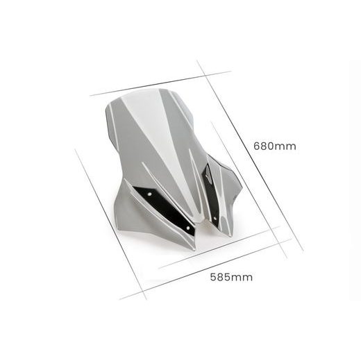 VĒJSTIKLS PUIG V-TECH LINE TOURING 21120H TUMŠS