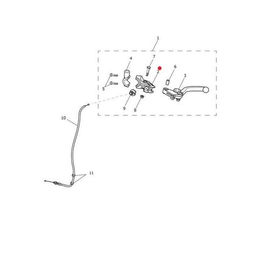 CLUTCH LEVER BRACKET