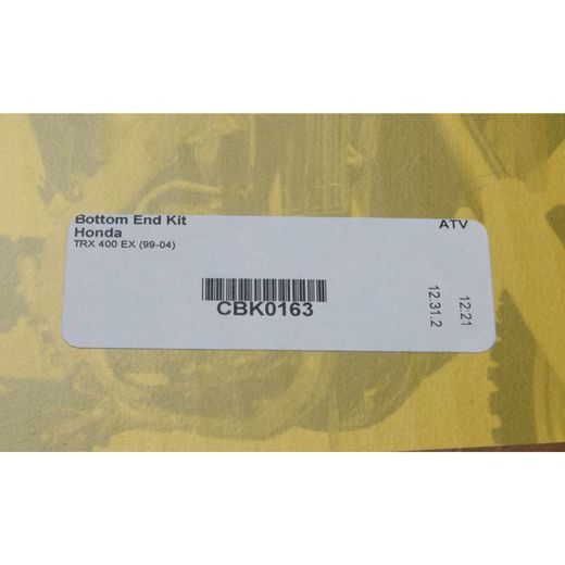 DZINEJA APAKŠAS REMKOMPL. HOT RODS CBK0163