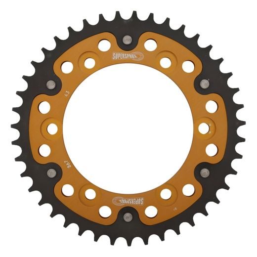 ĶĒDES KOMPLEKTS D.I.D CHAIN -, ZELTA CHAIN 525 ZVM-X, X-RING (X, NX, QX, XS), CHK FRONT SPROCKET JT CHK RUBBER CUSHIONED, CHK REAR SPROCKET SUPERSPROX STEALTH PRIEKŠ YAMAHA TDM 850 1999-2001