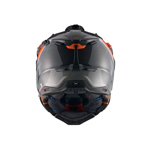 ĶIVERE NEXX HELMET X.WED3 FURKA CARBON (ORANŽA, PELĒKA)
