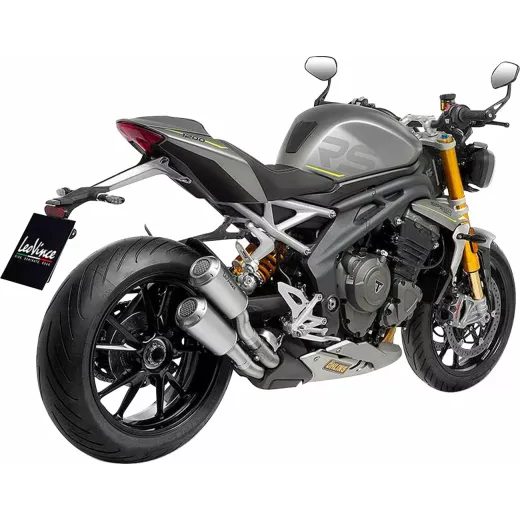 IZPŪTĒJS MUFFLER LV10 SPEED 12 SS FOR TRIUMPH SPEED TRIPLE 1200 RR ABS (NĒRUSĒJOŠAIS TĒRAUDS)