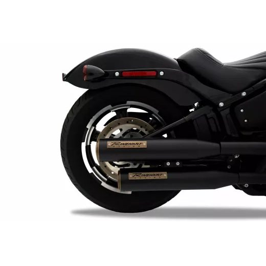 LABAIS HP35 3.5 MUFFLER SOFTAIL M8 BK/BRONZE FOR HARLEY DAVIDSON FLFB 1750 ABS (MELNS NĒRUSĒJOŠAIS TĒRAUDS)