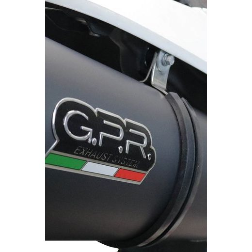 SLIP-ON EXHAUST GPR FURORE EVO4 E4.BT.12.CAT.FP4 INOX CARBON LOOK