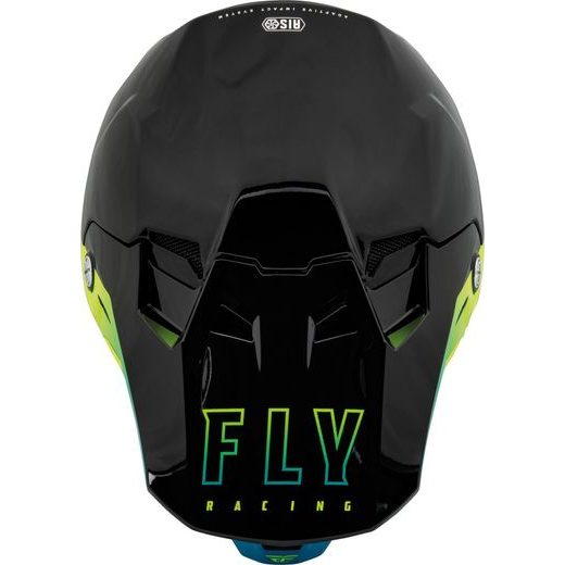 ĶIVERE FLY HELMET FORMULA CC CENTRUM (MELNS, ZILS, DZELTENS)