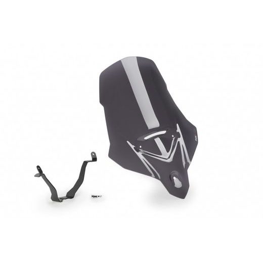 VĒJSTIKLS PUIG TOURING 21317F DARK SMOKE