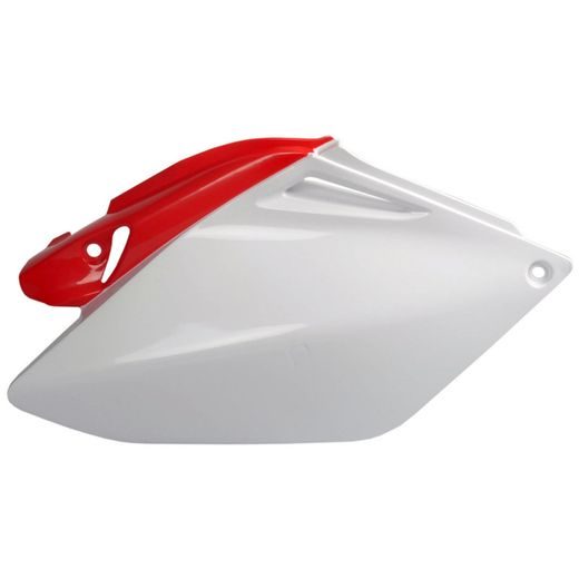 SĀNU NUMURI POLISPORT 8602800001 (PĀRIS) SARKANS CR 04/BALTS PRIEKŠ HONDA CRF 250 R 2006-2009