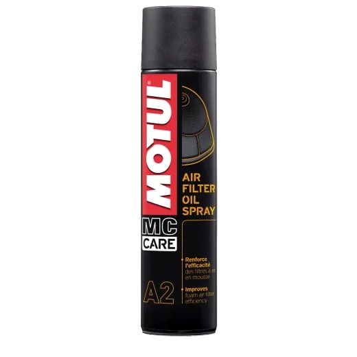EĻĻA GAISA FILTRIEM MOTUL MC CARE A2 AIR FILTER OIL SPRAY 400ML