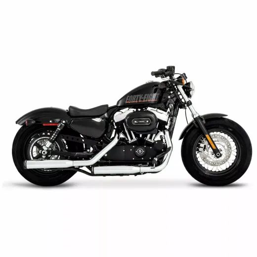 LABAIS MUFFLER 3" XL 14-UP CH/BK FOR HARLEY DAVIDSON XL 1200 C (NĒRUSĒJOŠAIS TĒRAUDS)
