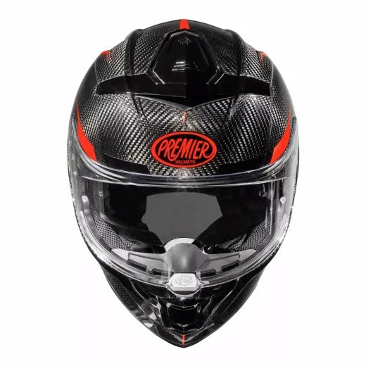 ĶIVERE DEVIL CARBON ST2 HELMET (MELNS, SARKANS, KARBONS)