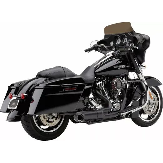IZPLŪDES SISTĒMA 2:1 W/TIP BLK FLH FOR HARLEY DAVIDSON FLHR 1584