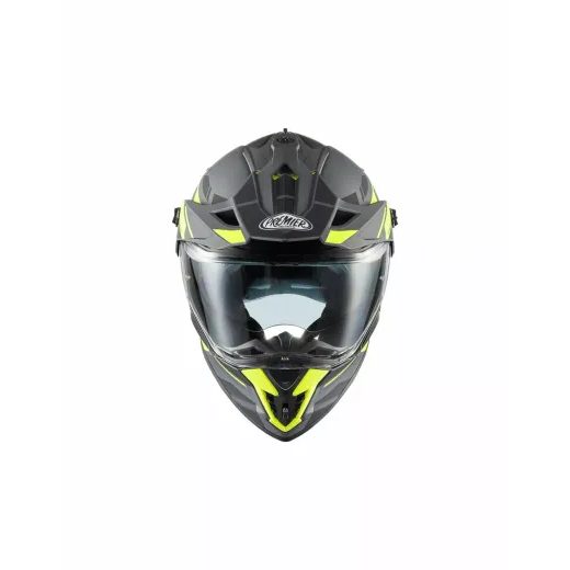 ĶIVERE DISCOVERY EA HELMET (MELNS, DZELTENS)
