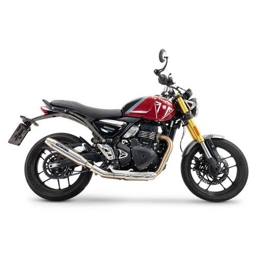 SLIP-ON EXHAUST GPR DEEPTONE INOX E5.T.101.DE BRUSHED STAINLESS STEEL