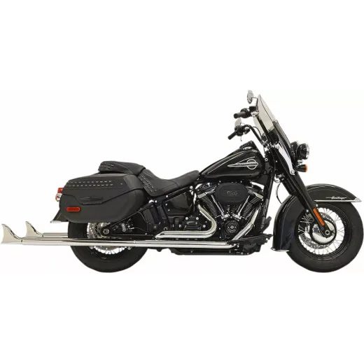 IZPLŪDES SISTĒMA FISHTAIL 39" | SOFTAIL M8 18-UP - CHROME FOR HARLEY DAVIDSON FLDE 1750 ABS (TĒRAUDS)