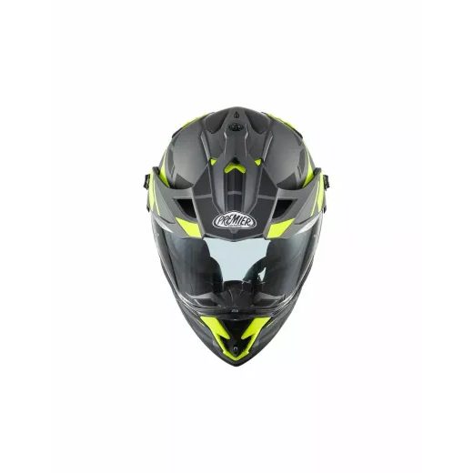 ĶIVERE DISCOVERY EA HELMET (MELNS, DZELTENS)