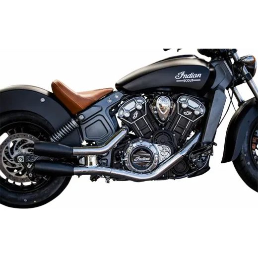 IZPŪTĒJS MUFFLER IND SCOUT BLK FOR INDIAN SCOUT 60 ABS (TĒRAUDS)