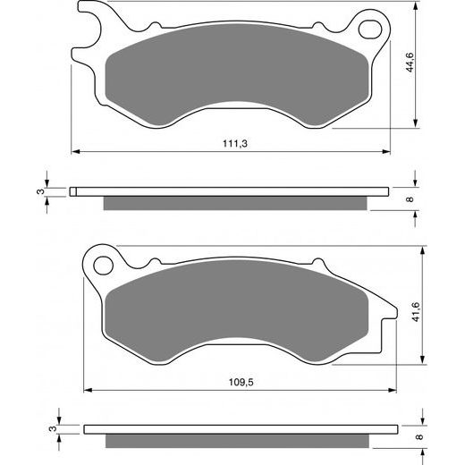 BREMŽU UZLIKAS GOLDFREN 299 S3