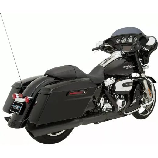 IZPŪTĒJS MUFFLER 4' BLK 17-19 FL FOR HARLEY DAVIDSON FLHR 1750 (TĒRAUDS)