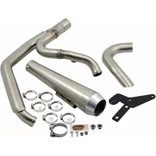IZPLŪDES SISTĒMA 2-1 ROADRAGE | FLSB/FXLR 18-UP - STAINLESS STEEL FOR HARLEY DAVIDSON FLSB 1750 ABS (NERŪSĒJOŠAIS TĒRAUDS)
