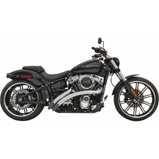 IZPLŪDES SISTĒMA SWEEPER | SOFTAIL M8 18-UP - CHROME FOR HARLEY DAVIDSON FLDE 1750 ABS (TĒRAUDS)