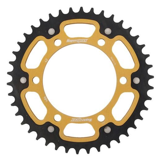 ĶĒDES KOMPLEKTS EK - SUDRABA CHAIN 520 H, NON-SEALED, CHK FRONT SPROCKET JT, CHK REAR SPROCKET SUPERSPROX STEALTH PRIEKŠ ATV HONDA TRX 200 1990-1997