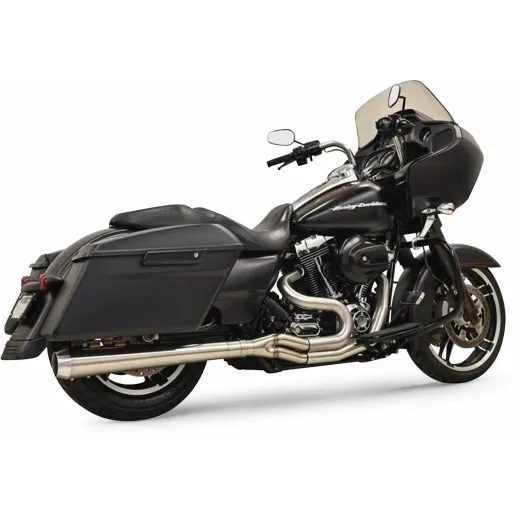 IZPLŪDES SISTĒMA 2-1 ROADRAGE MEGAPHONE | FLT 95-16 - STAINLESS FOR HARLEY DAVIDSON FLHR 1340 (NERŪSĒJOŠAIS TĒRAUDS)