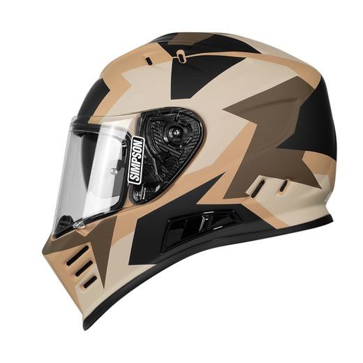 ĶIVERE SIMPSON HELMET ECE22.06 VENOM PANZER (BRŪNS)