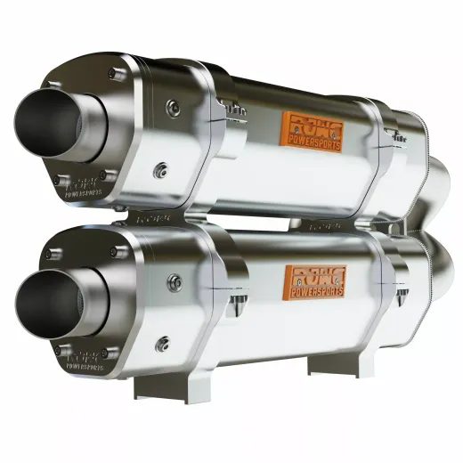 IZPŪTĒJS EXH APX DUAL MAVERICK X3 FOR CAN AM (BRP) MAVERICK TURBO 900 EFI 4X4 (NĒRUSĒJOŠAIS TĒRAUDS)