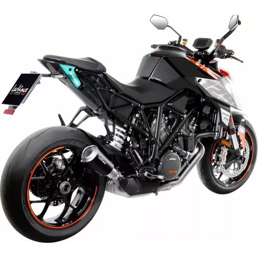 IZPŪTĒJS MUFFLER LV10 BK 1290 DUKE FOR KTM SUPER DUKE 1290 R ABS (NĒRUSĒJOŠAIS TĒRAUDS)