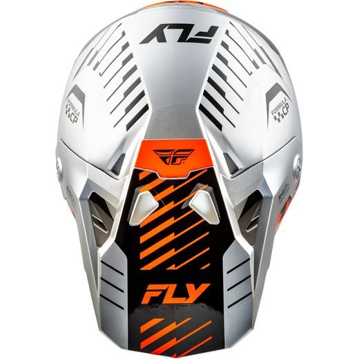ĶIVERE FLY HELMET FORMULA CP SLICE (PELEKS, ORANŽA, MELNS)