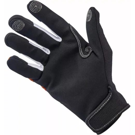 CIMDI ANZA GLOVES (ORANŽA, MELNS)