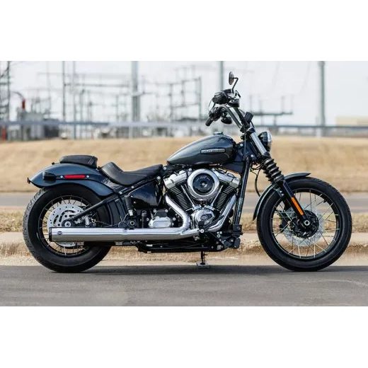 IZPŪTĒJS MUFFLER GRAND NATIONAL | SOFTAIL M8 2025 - CHROME FOR HARLEY DAVIDSON FLHCS 1923 ABS (NĒRUSĒJOŠAIS TĒRAUDS)