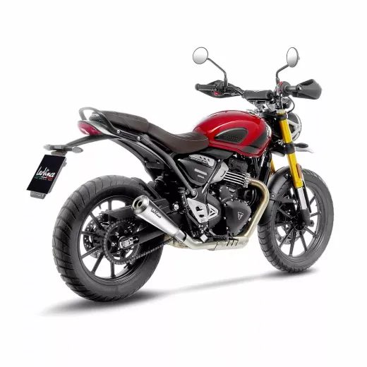 LABAIS MUFFLER GP ONE SCRAMBLER 400 X FOR TRIUMPH SCRAMBLER 400 X ABS (NĒRUSĒJOŠAIS TĒRAUDS)