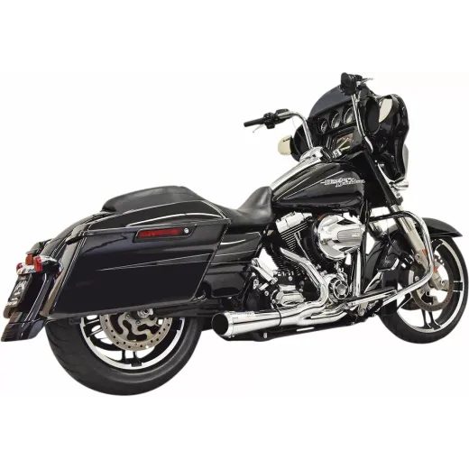 IZPLŪDES SISTĒMA 2-1 ROADRAGE SHORT | FLT 95-16 - CHROME FOR HARLEY DAVIDSON FLHR 1340